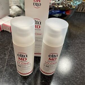Elta MD UV Clear SPF 46 Sunscreen. Qty 2 New! Retail $45 each.
